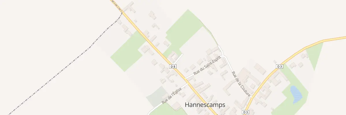 Plan du 14 Rue de Bienvillers à Hannescamps
