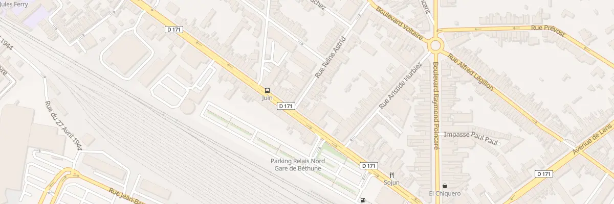 Plan du 173 Rue Reine Astrid à Béthune