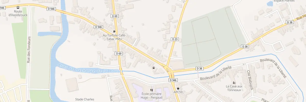 Plan du 16 Rue Faidherbe à Merville