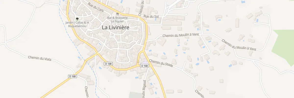Plan du 2 Rte des Meulieres à La Livinière