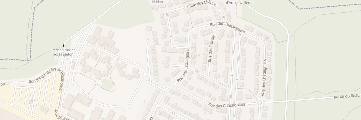 Plan du 5 Rue des Châtaigniers à Roissy-en-Brie
