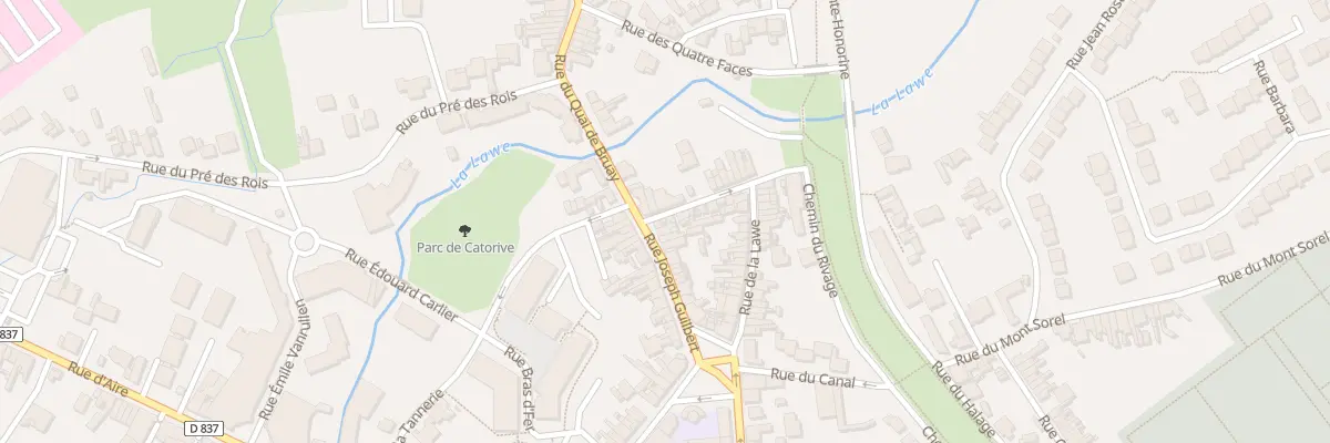 Plan du 10 Rue des Syphons à Béthune