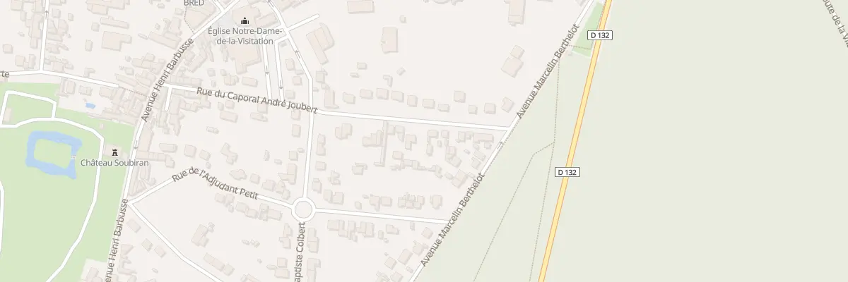 Plan du 302 Rue du Caporal Joubert à Dammarie-les-Lys