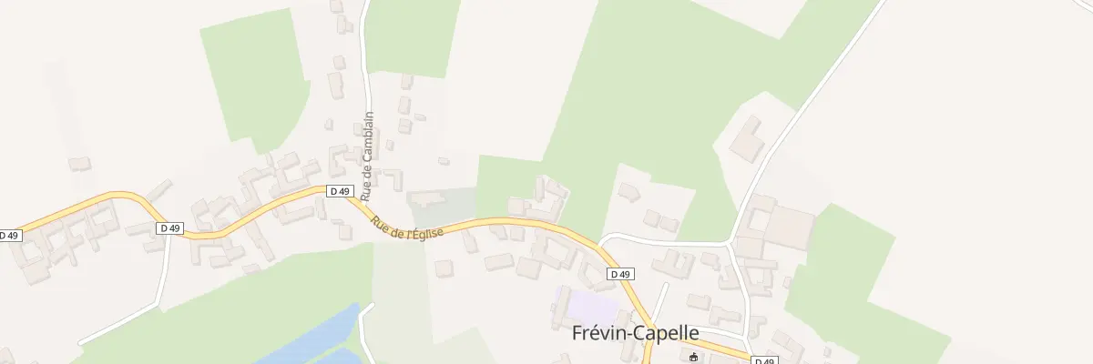 Plan du 2 Rue de l’Eglise à Frévin-Capelle