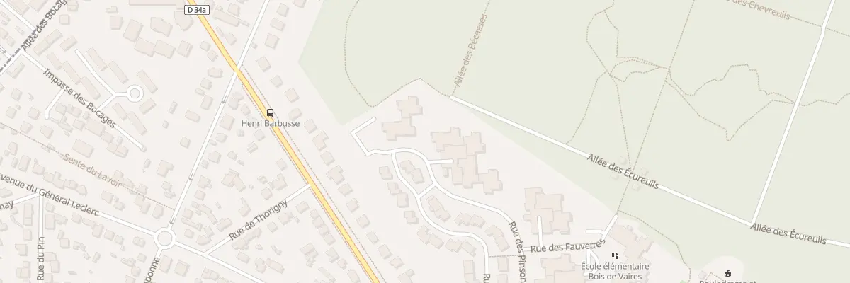Plan du 16 Rue des Pinsons à Vaires-sur-Marne