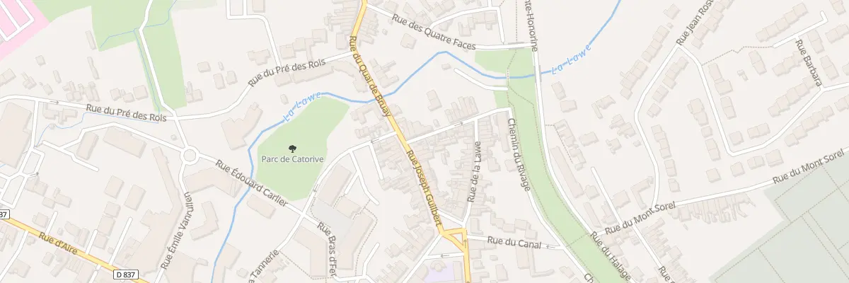 Plan du 16 Rue des Syphons à Béthune