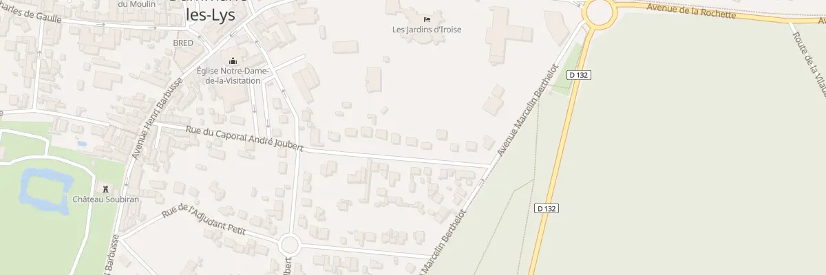Plan du 297 Rue du Caporal Joubert à Dammarie-les-Lys