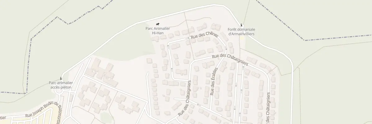 Plan du 11 Rue des Châtaigniers à Roissy-en-Brie