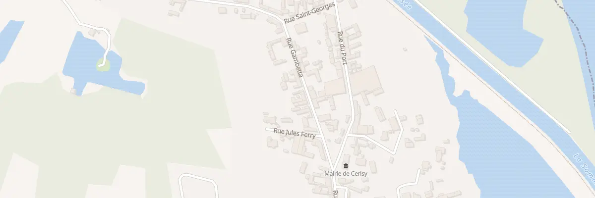 Plan du 7 Rue Gambetta à Cerisy