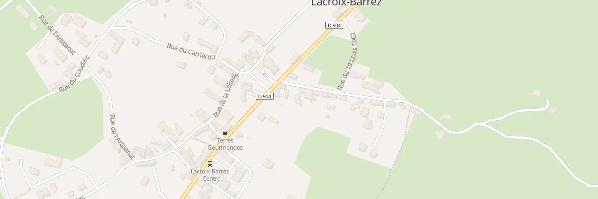 Plan du 2 Rte de Cabrillac à Lacroix-Barrez