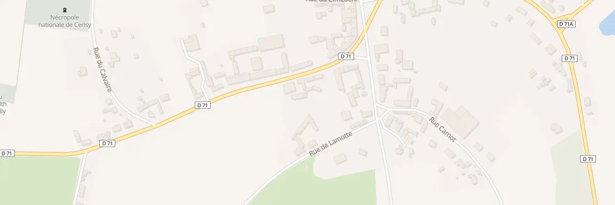 Plan du 3 Rue de Sailly à Cerisy