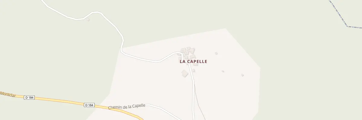 Plan du 485 Che de la Capelle à Montclar