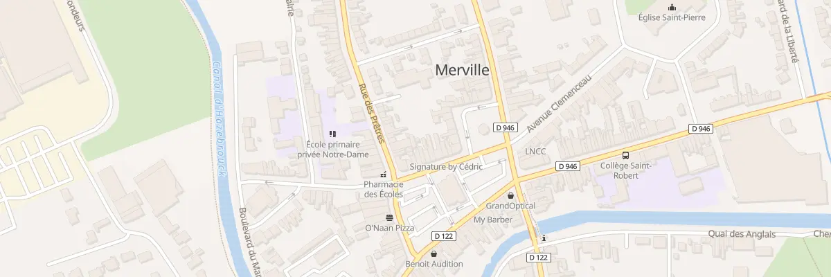 Plan du 29 Pl de la Liberation à Merville