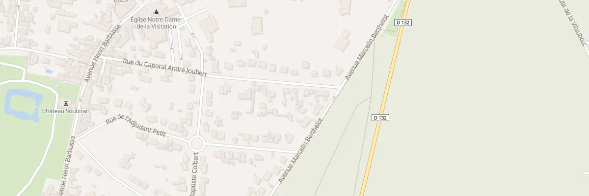 Plan du 322 Rue du Caporal Joubert à Dammarie-les-Lys