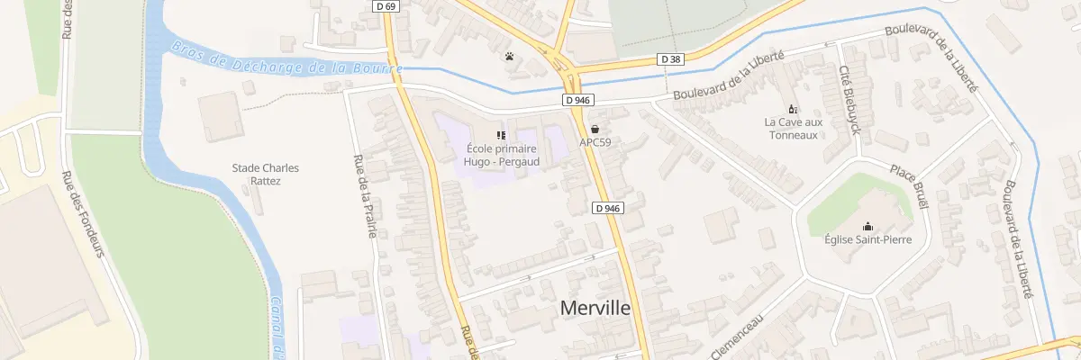 Plan du 27 Rue Thiers à Merville