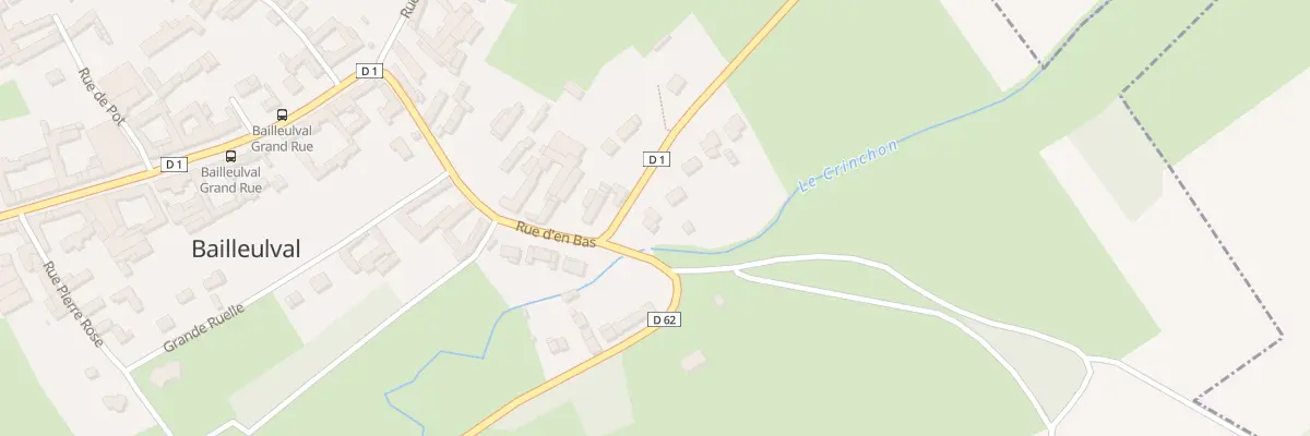 Plan du 2 Rue de Basseux à Bailleulval