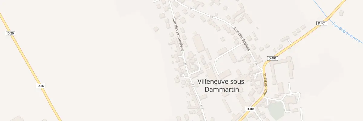Plan du 43 Rue des Primevères à Villeneuve-sous-Dammartin