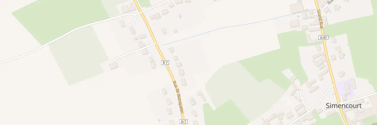 Plan du 18 Rte de Wanquetin à Simencourt