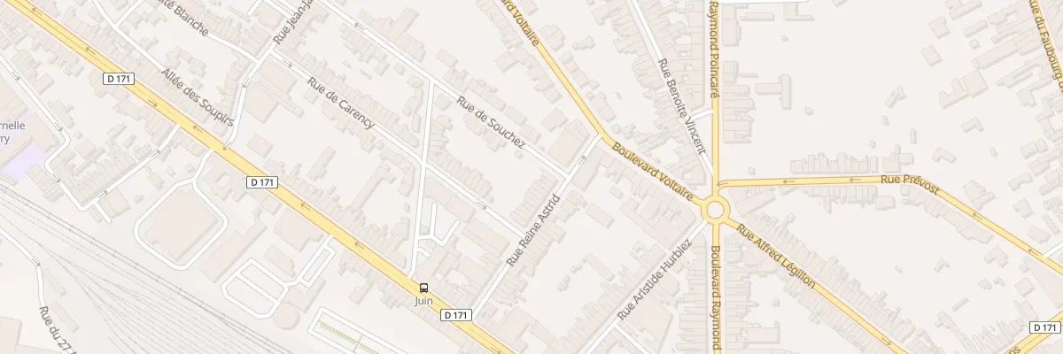 Plan du 62 Rue Reine Astrid à Béthune