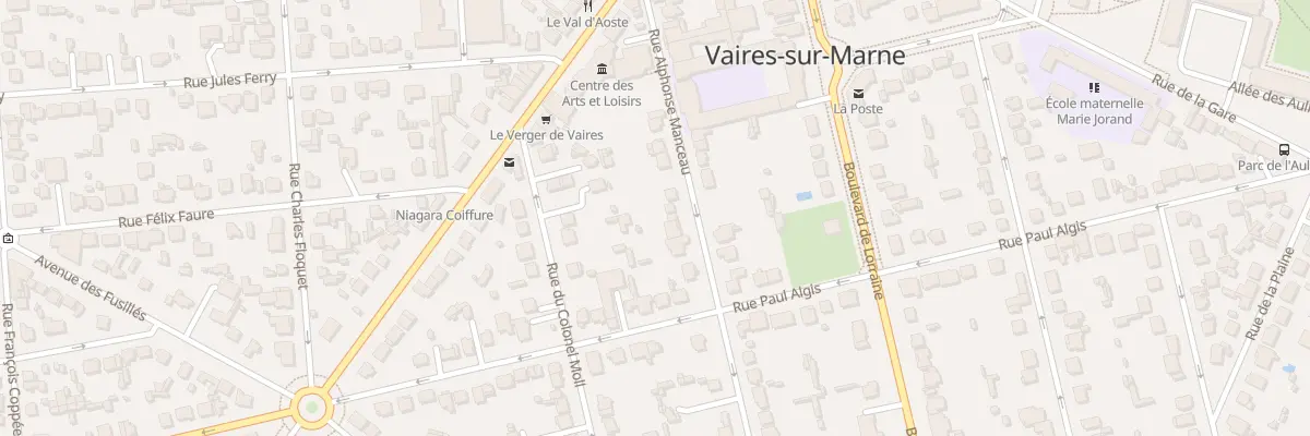 Plan du 26 Rue Alphonse Manceau à Vaires-sur-Marne