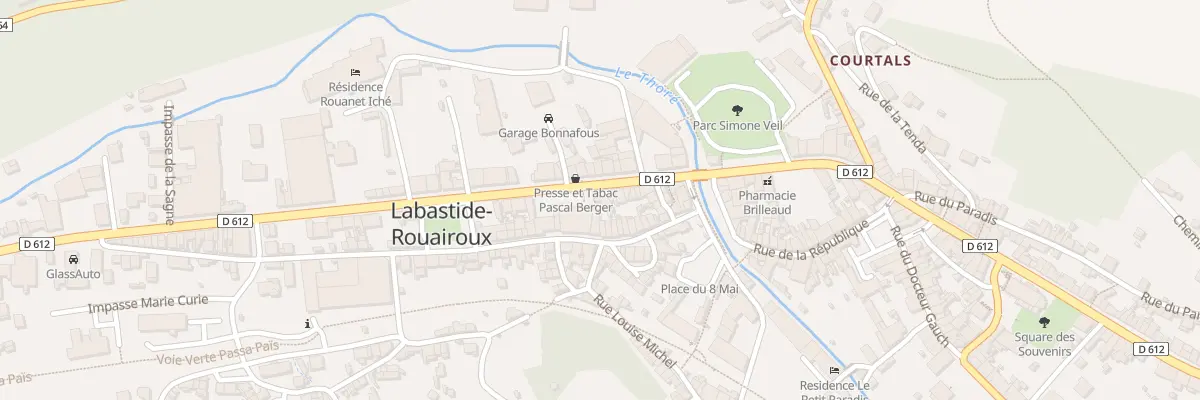 Plan du 66 Bd Carnot à Labastide-Rouairoux