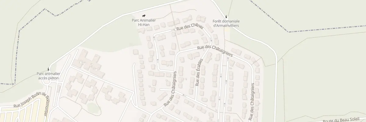 Plan du 18 Rue des Châtaigniers à Roissy-en-Brie