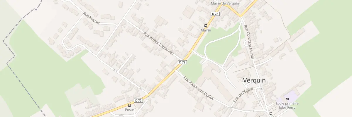 Plan du 34 Rue Fernand Desmazieres à Verquin