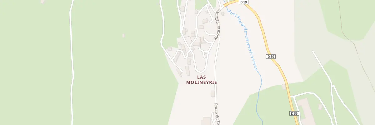 Plan du 5320 Las Molineyrie à Thiézac
