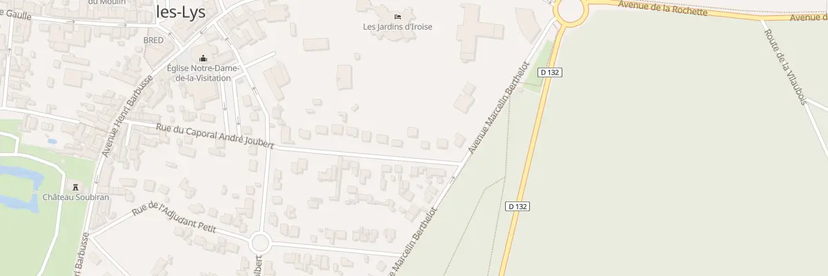 Plan du 339 Rue du Caporal Joubert à Dammarie-les-Lys