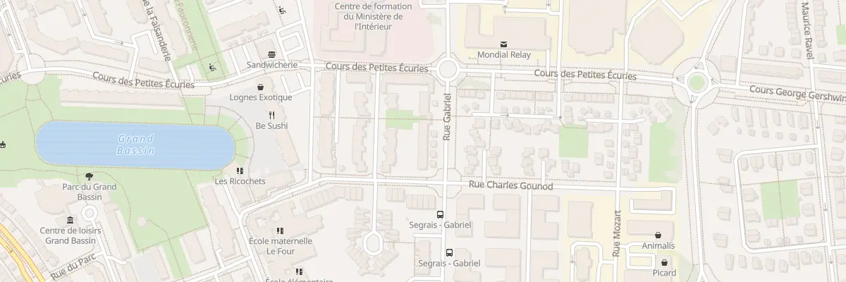 Plan du 36 Rue Gabriel à Lognes
