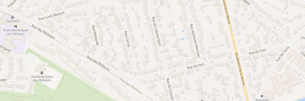 Plan du 80 Rue du Colonel Moll à Vaires-sur-Marne