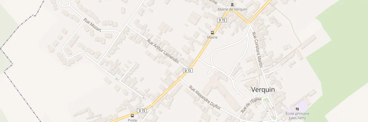 Plan du 4 Rue Arthur Lamendin à Verquin