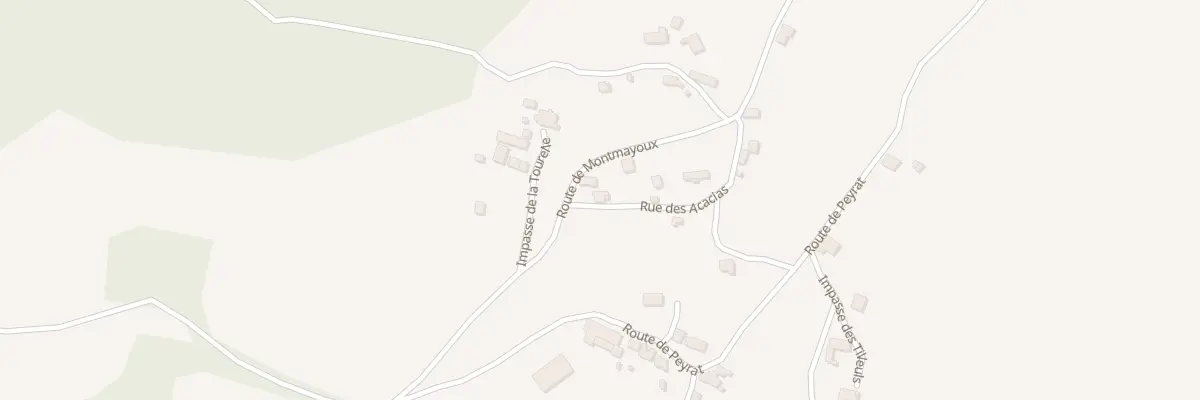 Plan du 176 Rue des Acacias à Taussac