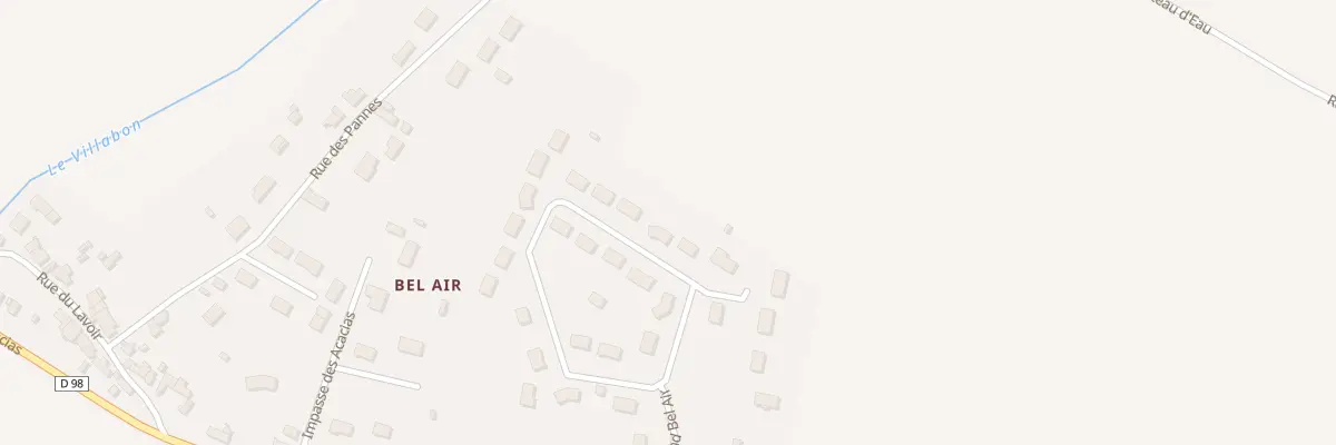 Plan du 33 Rue du Grand Bel Air à Farges-en-Septaine
