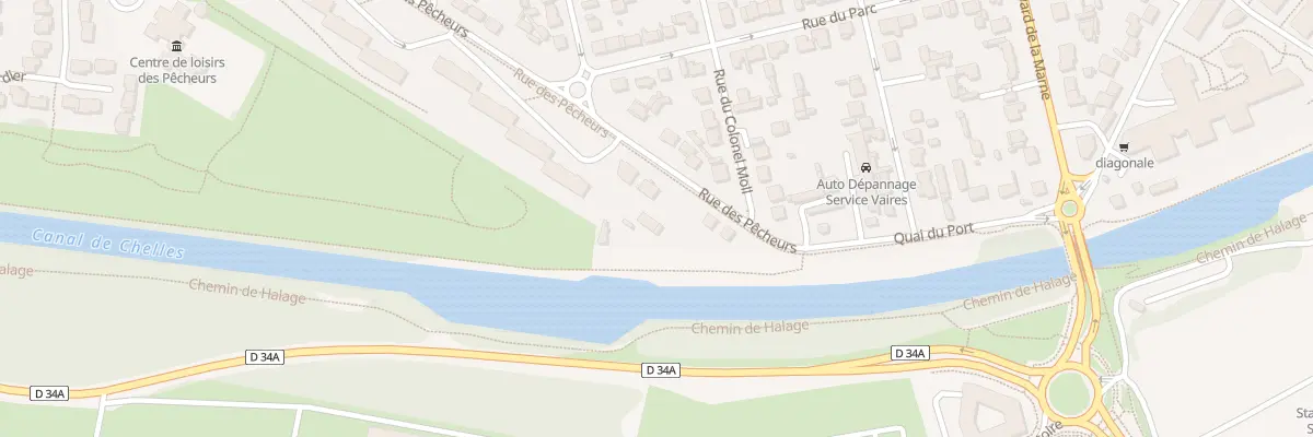 Plan du 7 Rue des Pêcheurs à Vaires-sur-Marne