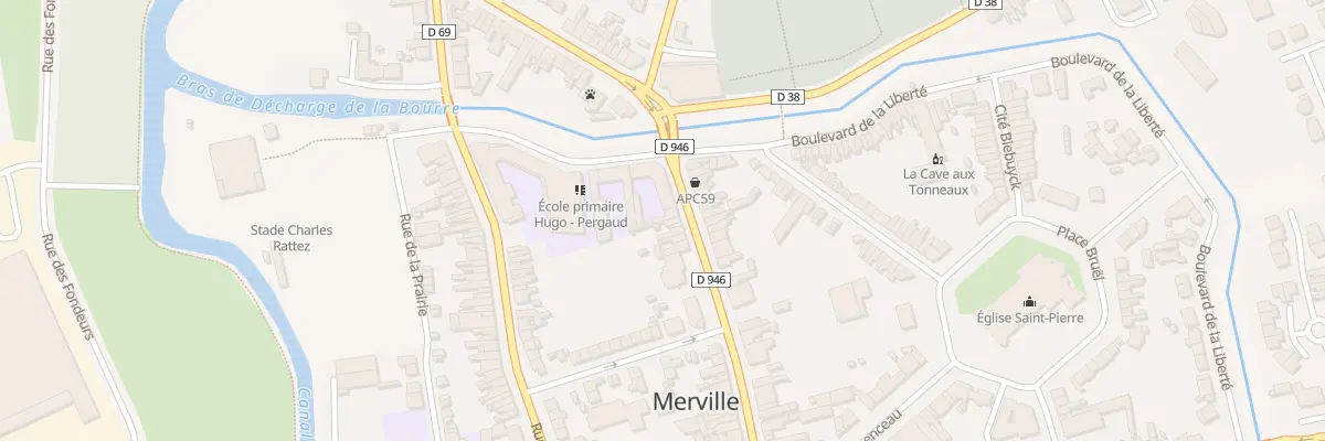 Plan du 31 Rue Thiers à Merville