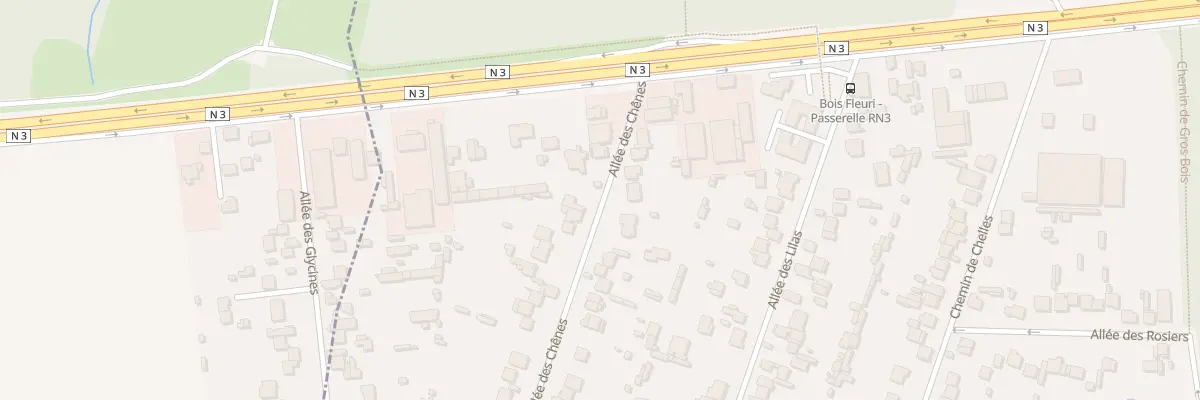 Plan du 4 All des Chênes à Claye-Souilly