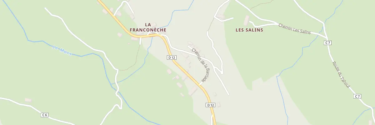 Plan du 5137 La Franconeche au Falgoux