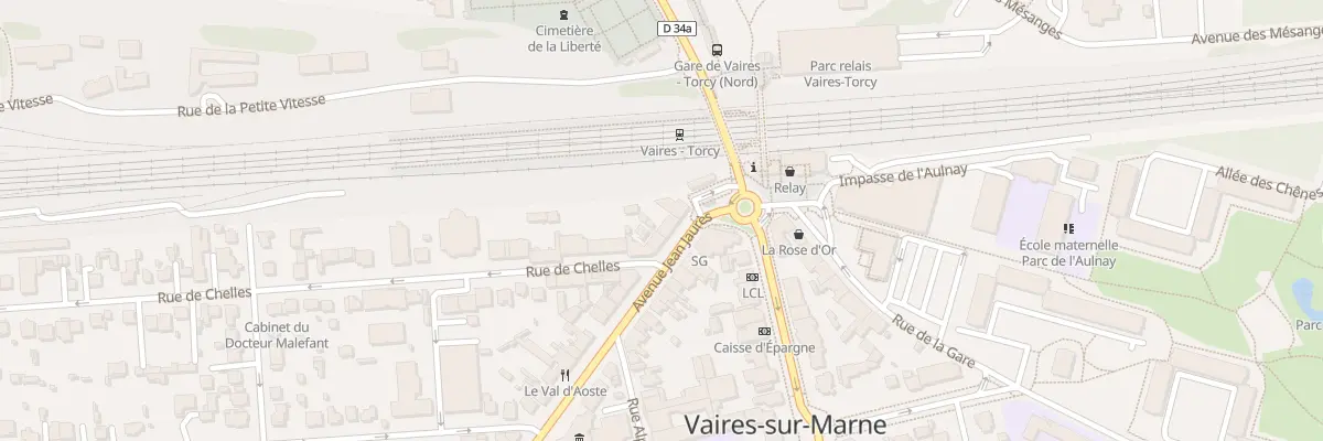 Plan du 4 Av Jean Jaurès à Vaires-sur-Marne