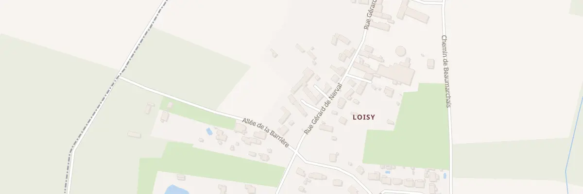 Plan du 9 Rue Gerard de Nerval (Loisy) à Ver-sur-Launette