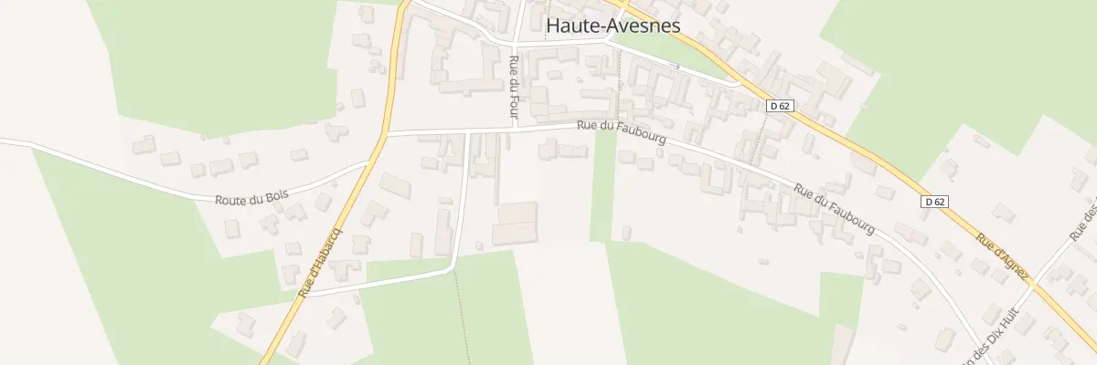 Plan du 9 Rue du Faubourg à Haute-Avesnes