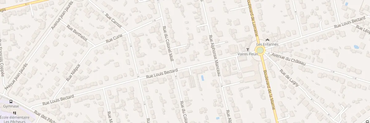 Plan du 56 Rue Louis Bectard à Vaires-sur-Marne