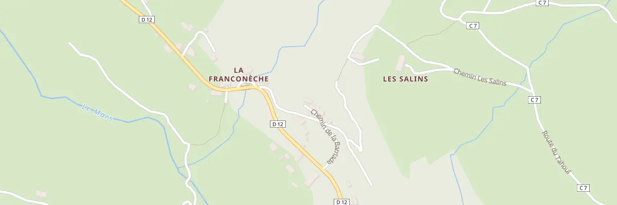 Plan du 5142 La Franconeche au Falgoux
