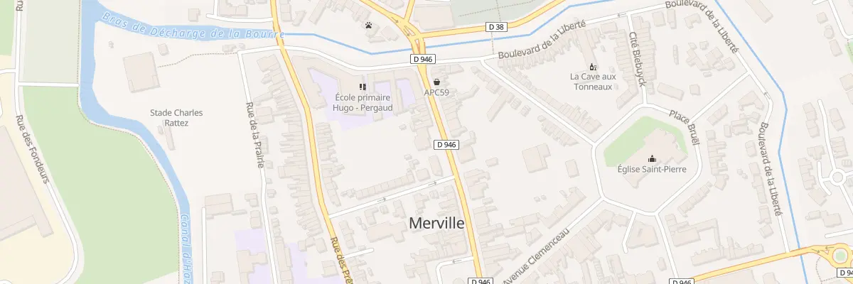 Plan du 21 Rue Thiers à Merville