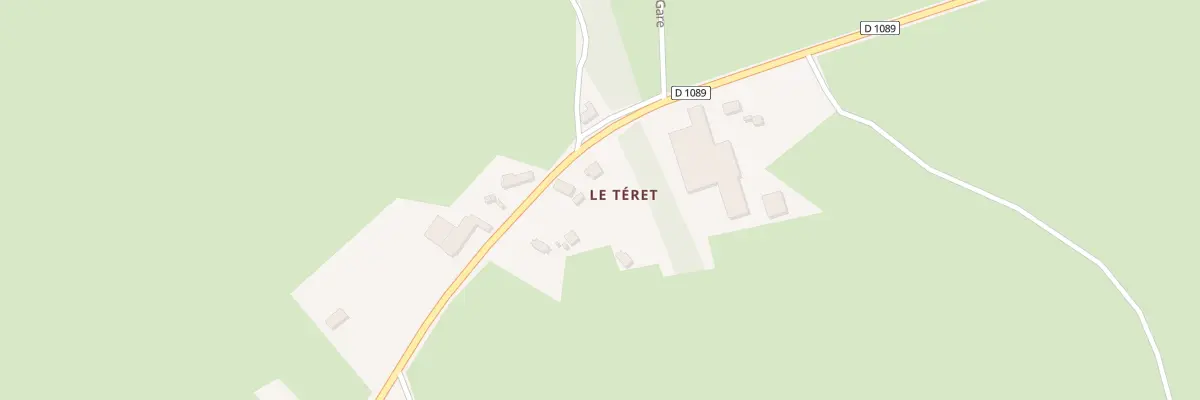 Plan du 3 Le Teret à Terjat