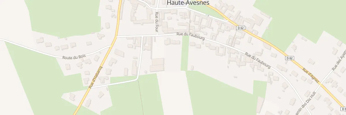 Plan du 11 Rue du Faubourg à Haute-Avesnes