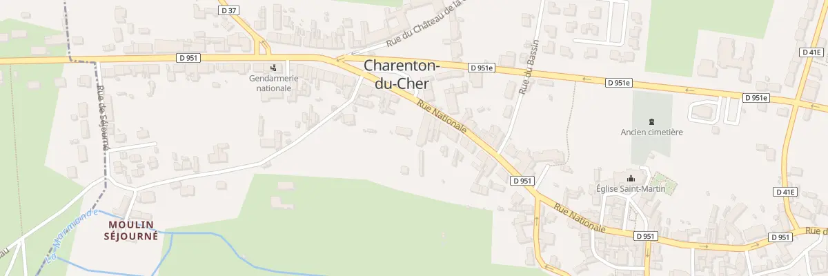 Plan du 54 Rue Nationale à Charenton-du-Cher