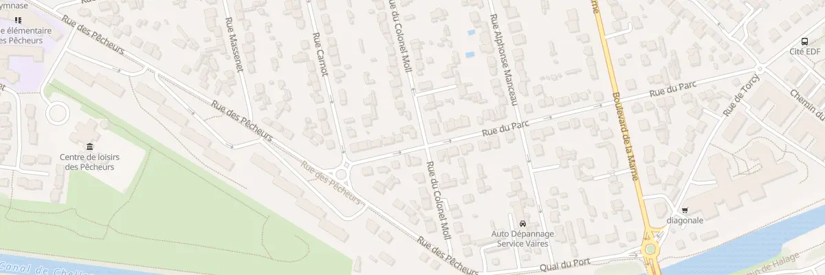 Plan du 88 Rue du Colonel Moll à Vaires-sur-Marne