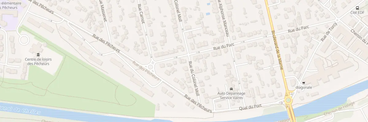 Plan du 90 Rue du Colonel Moll à Vaires-sur-Marne