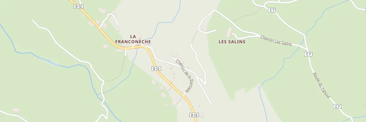 Plan du 5145 La Franconeche au Falgoux